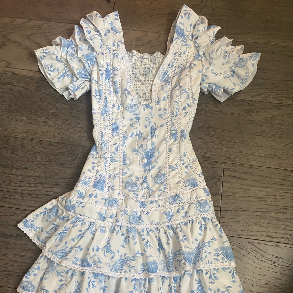 The Abby Dress Blue from Brunch Club!